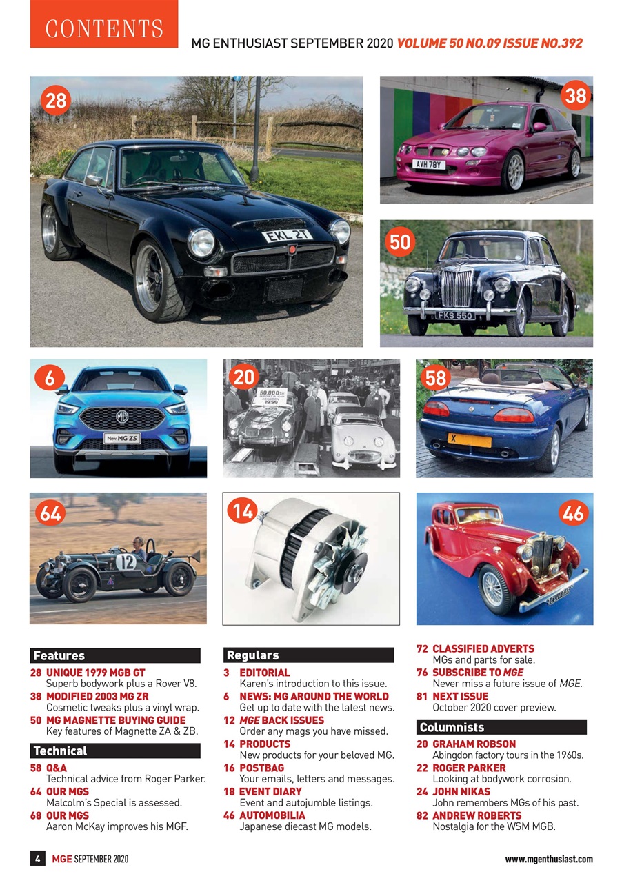 MG Enthusiast Preview Pages