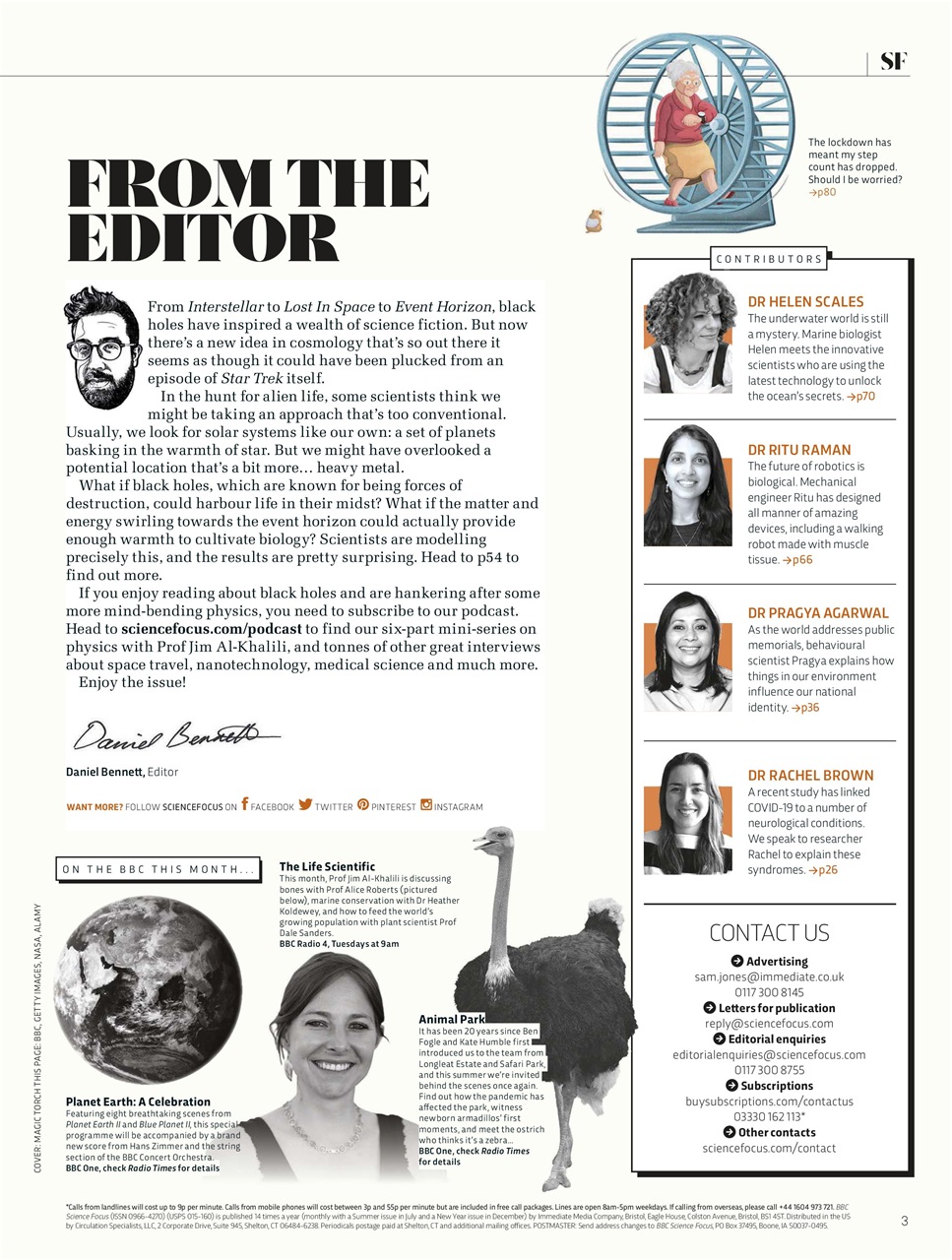 BBC Science Focus Magazine Preview Pages