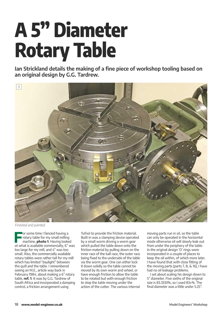Model Engineer & Workshop Magazine Preview Pages
