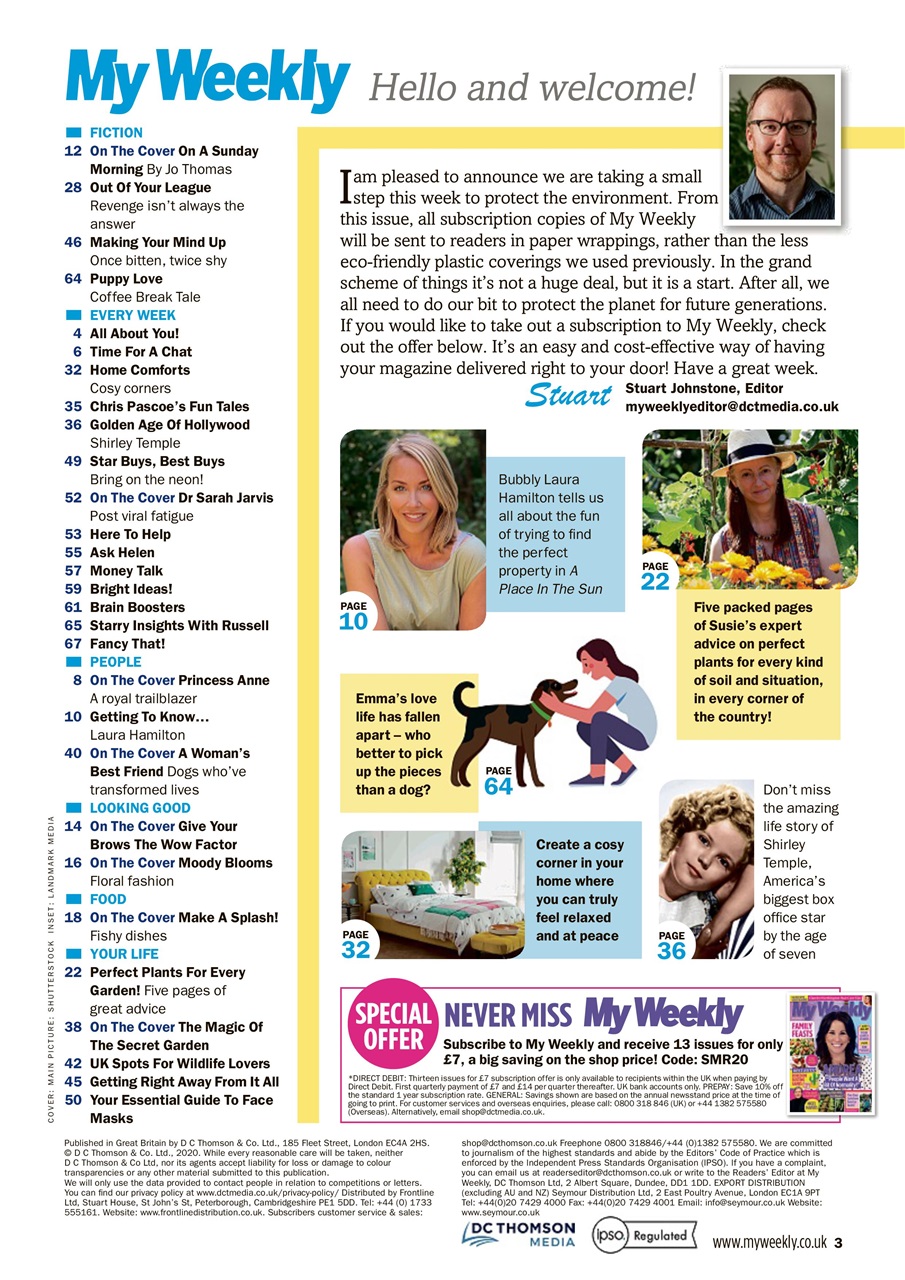 My Weekly Preview Pages