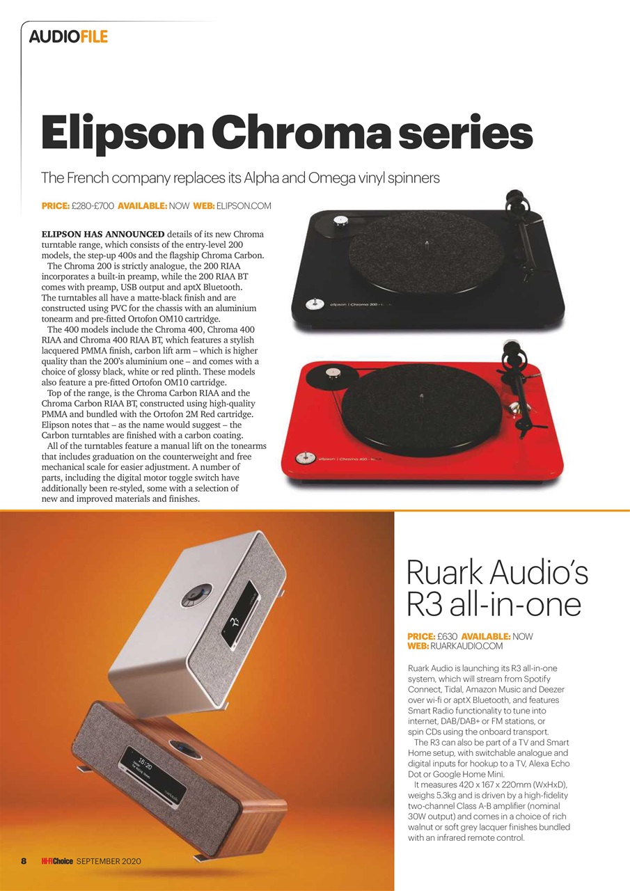 Hi-Fi Choice Preview Pages