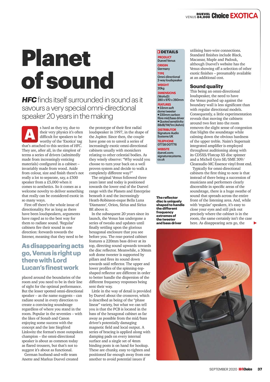 Hi-Fi Choice Preview Pages