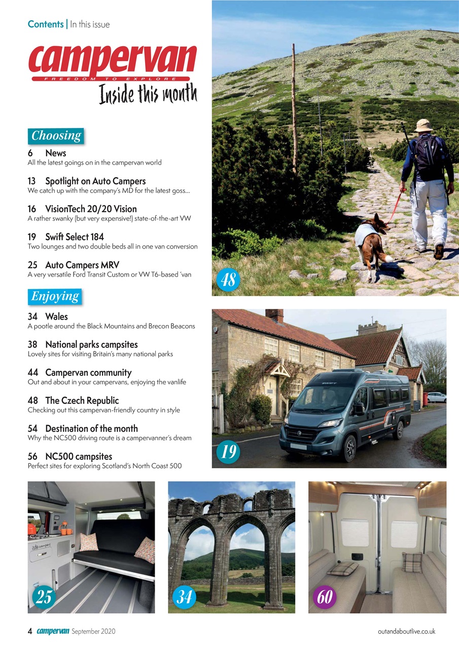 Campervan Preview Pages