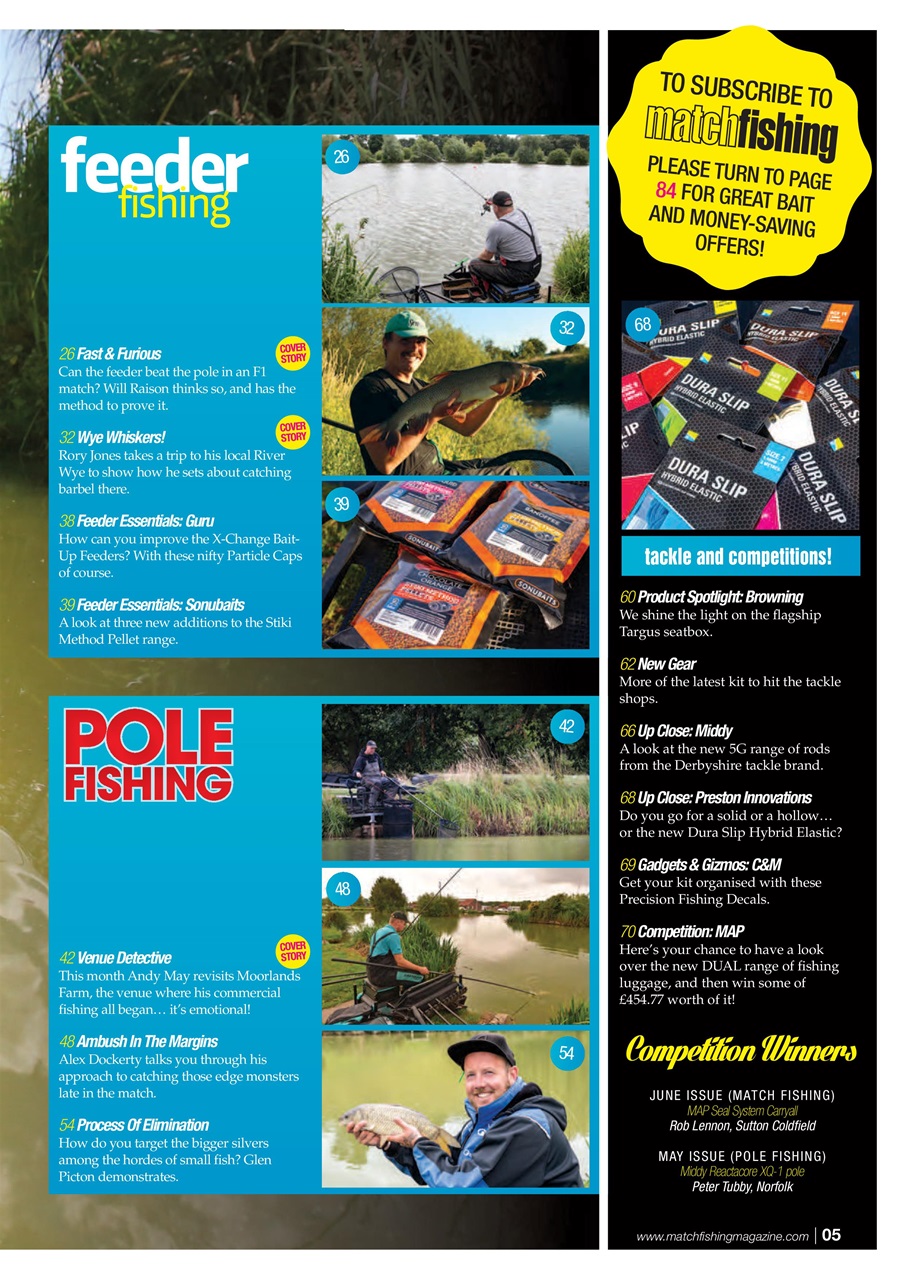 Match Fishing Preview Pages