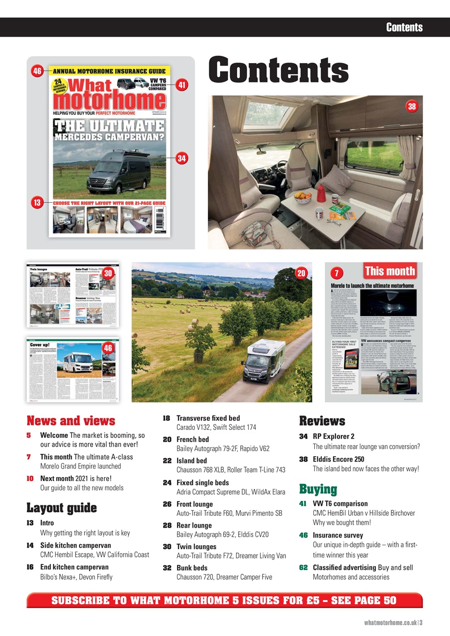 What Motorhome magazine Preview Pages