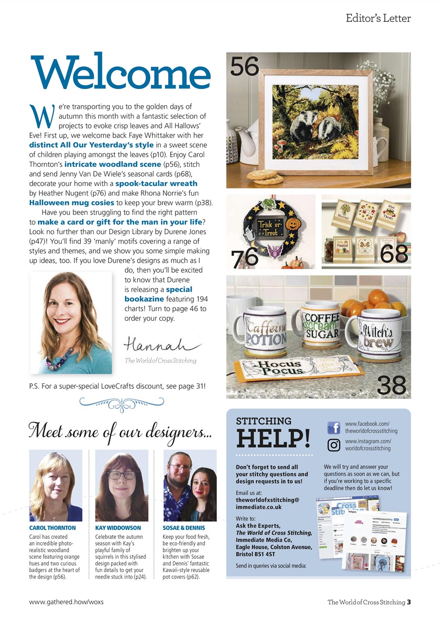 The World of Cross Stitching Preview Pages