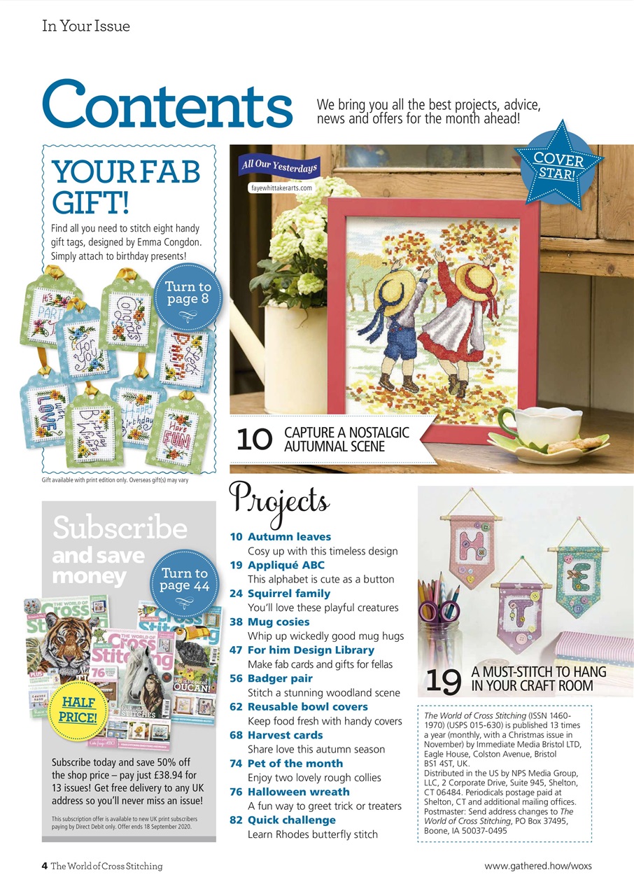 The World of Cross Stitching Preview Pages