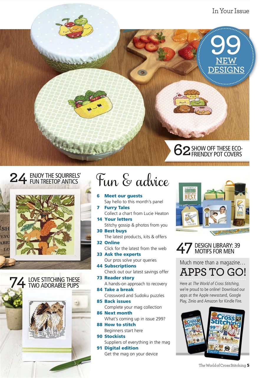 The World of Cross Stitching Preview Pages