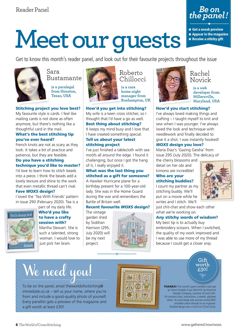 The World of Cross Stitching Preview Pages