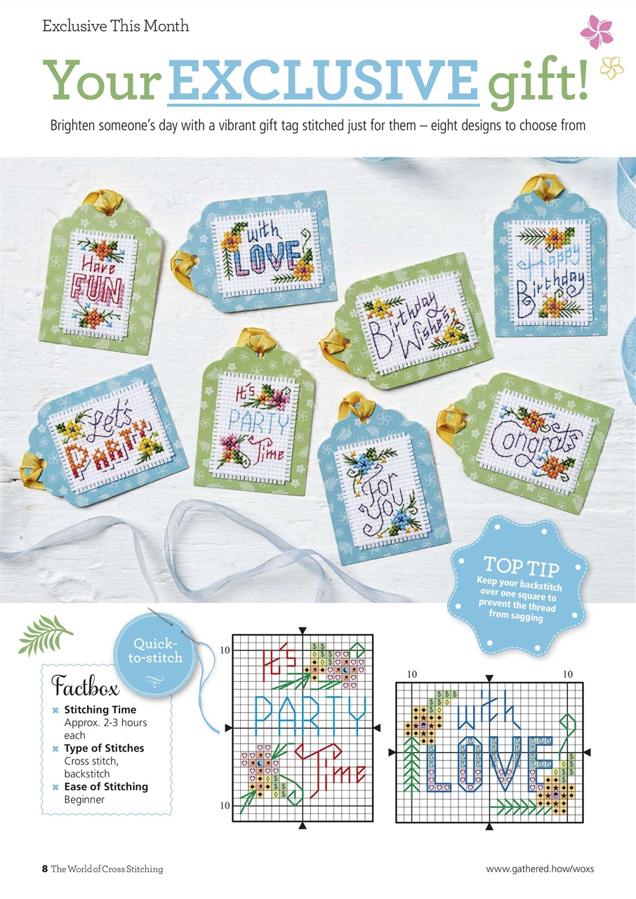 The World of Cross Stitching Preview Pages