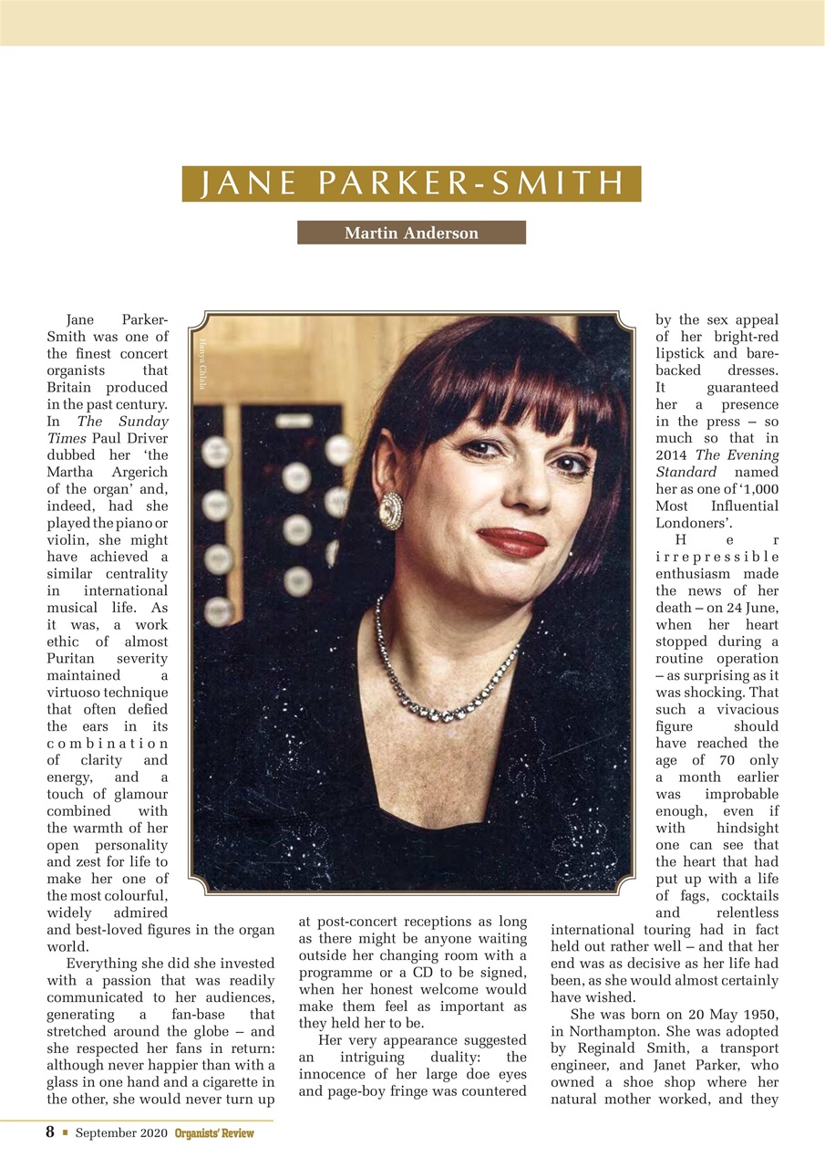 Organists' Review Preview Pages