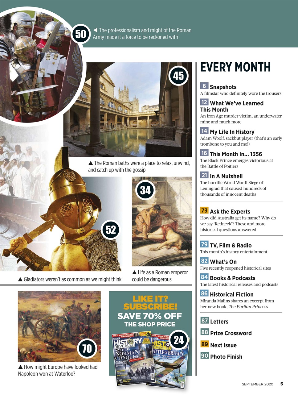 BBC History Revealed Magazine Preview Pages
