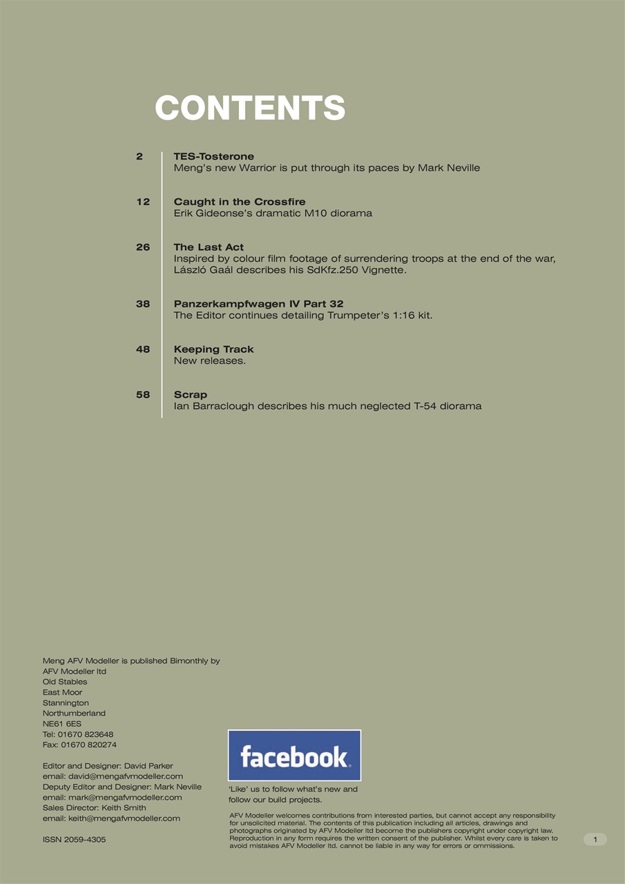 Meng AFV Modeller Preview Pages