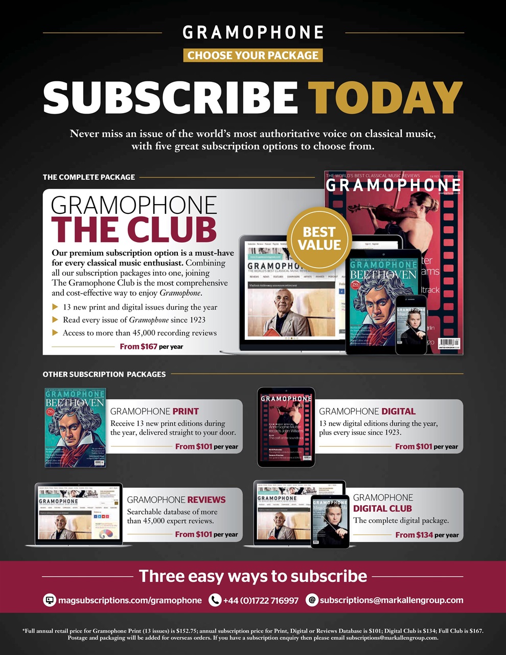 Gramophone Preview Pages