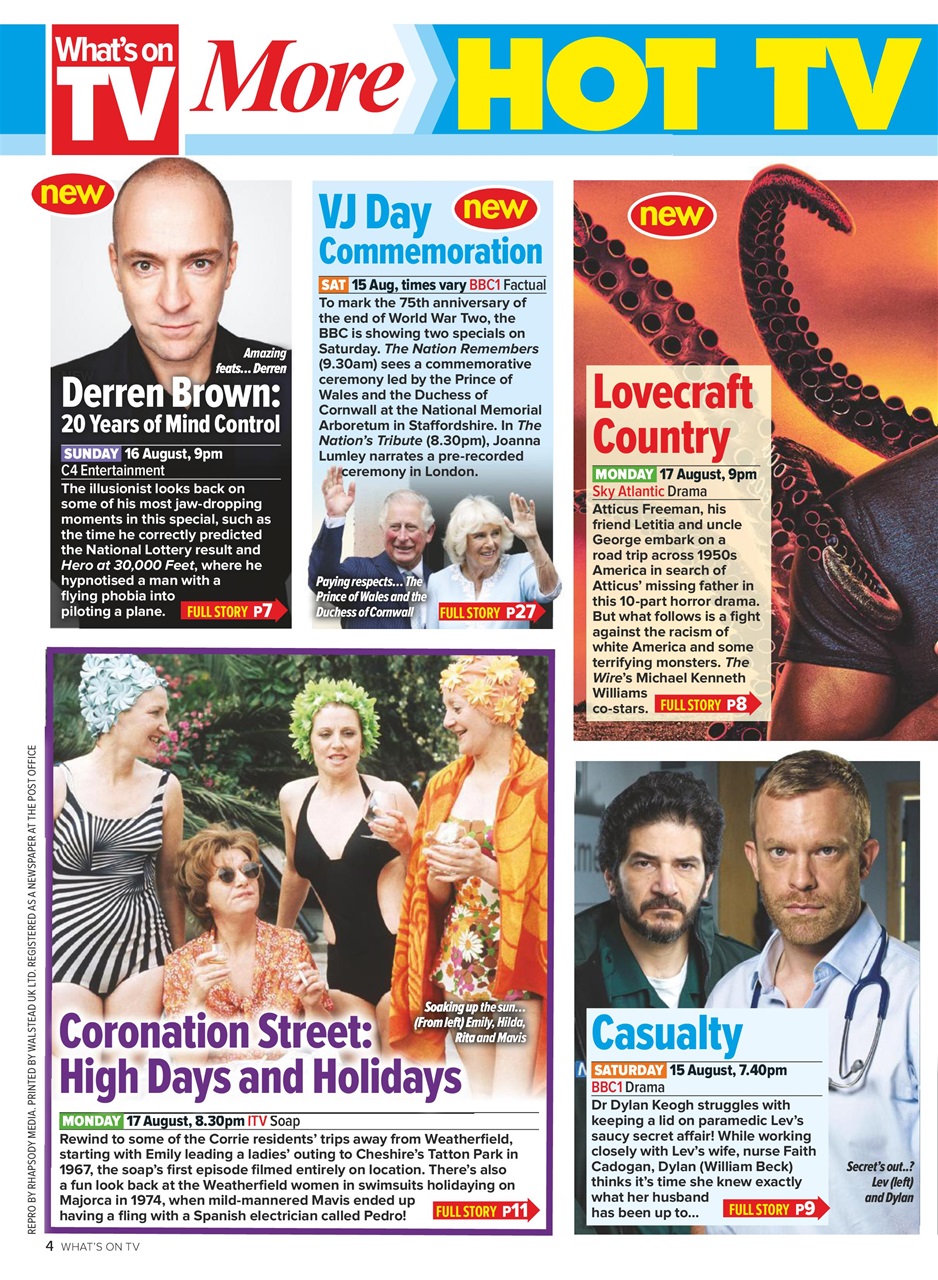 What's on TV Preview Pages