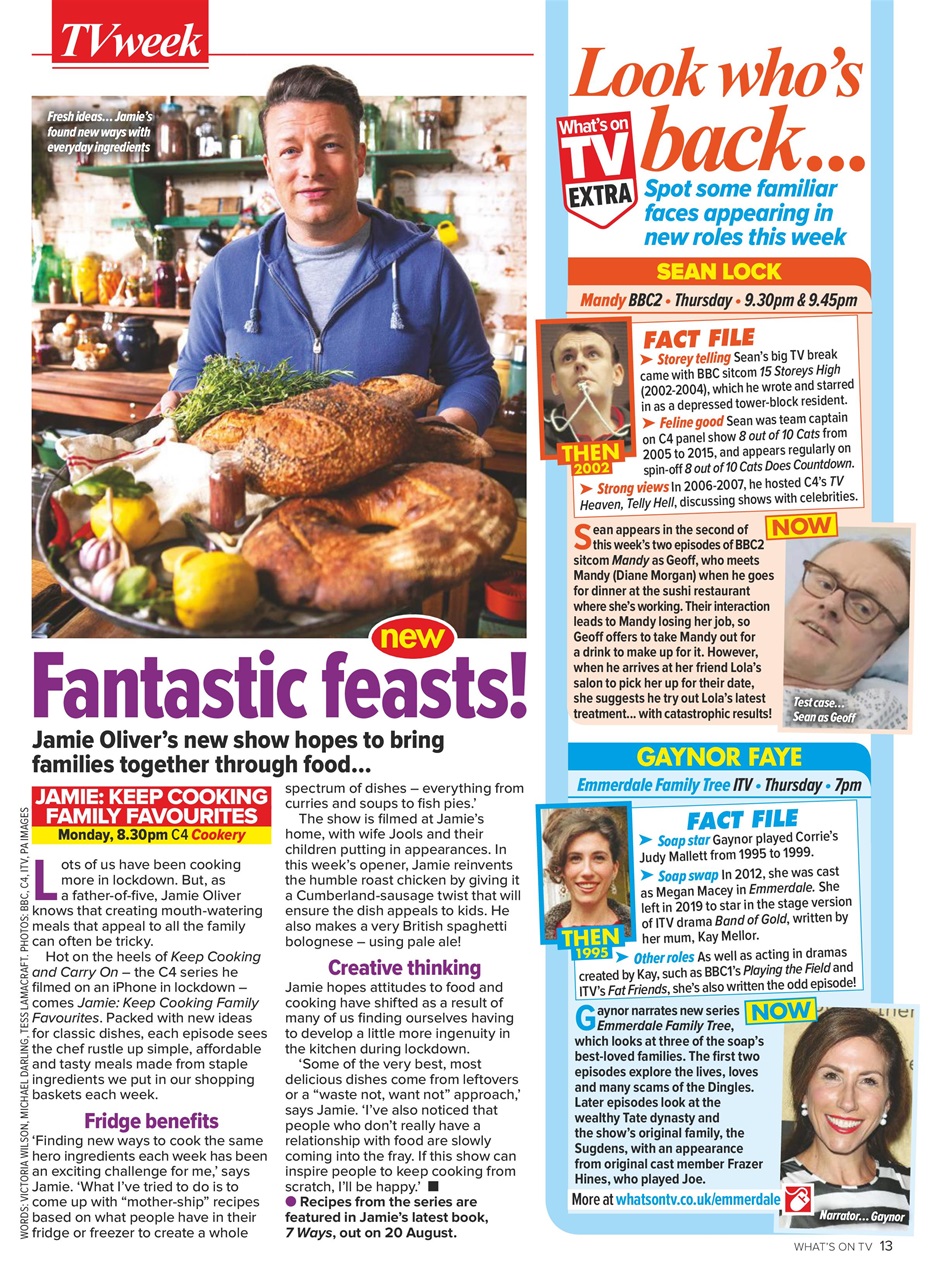 What's on TV Preview Pages