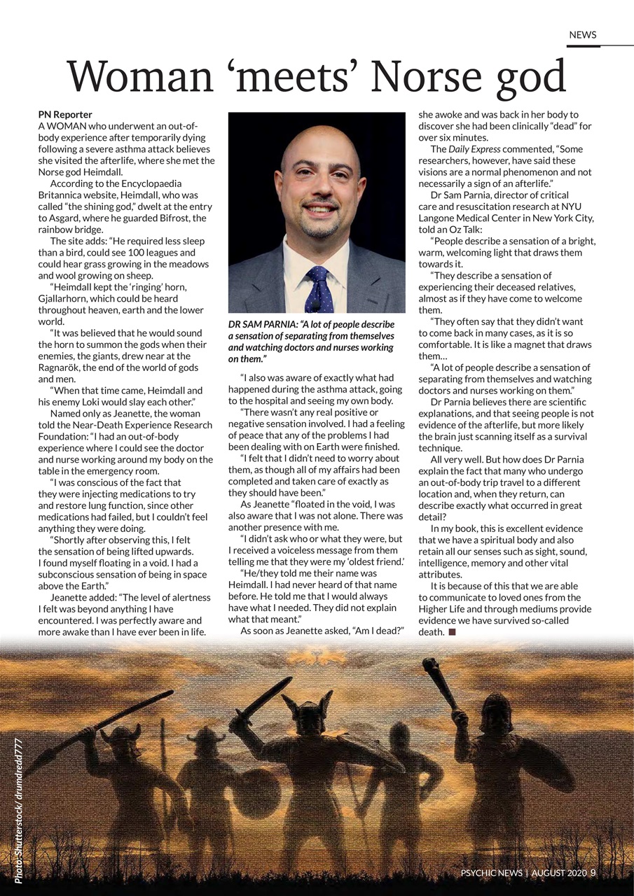 Psychic News Preview Pages