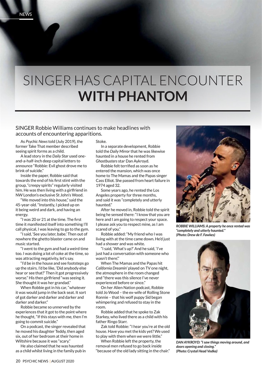 Psychic News Preview Pages