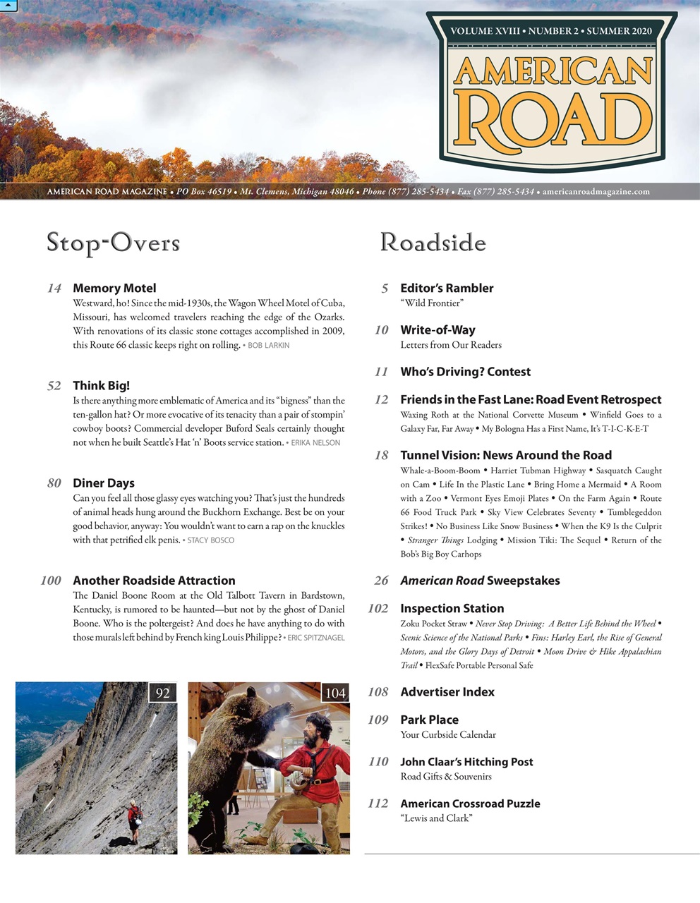 American Road Preview Pages