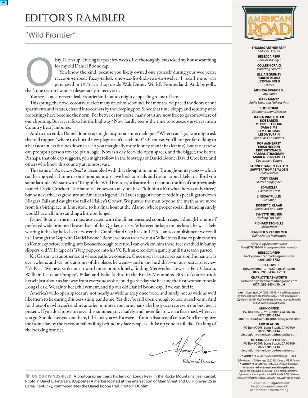 American Road Preview Pages