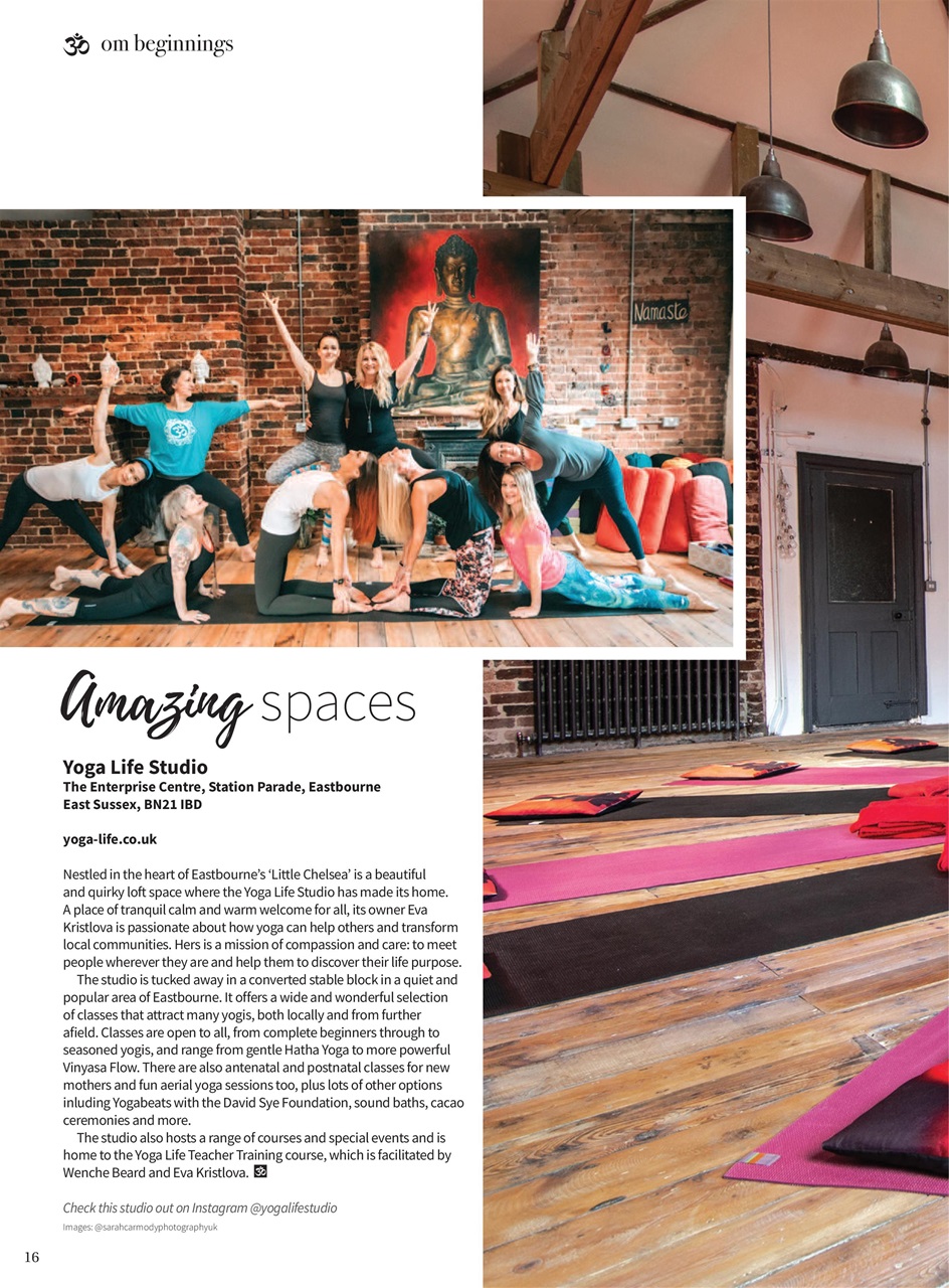 OM Yoga Magazine Preview Pages