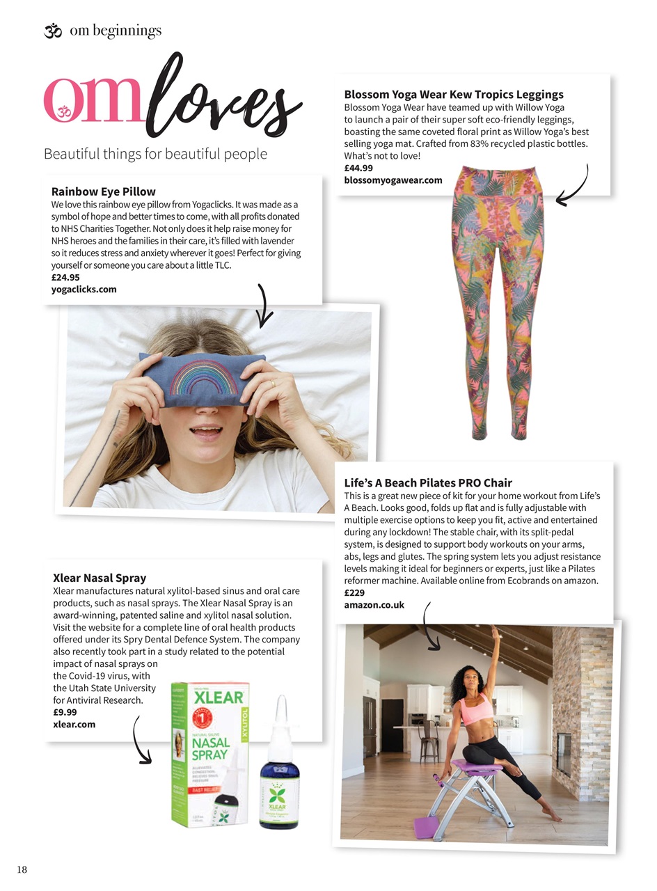 OM Yoga Magazine Preview Pages