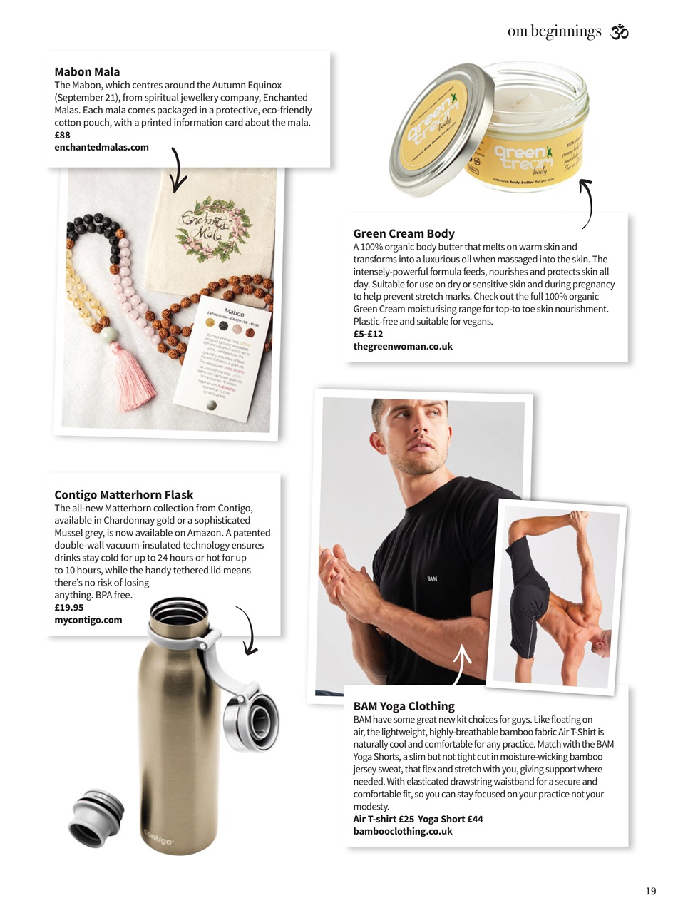 OM Yoga Magazine Preview Pages