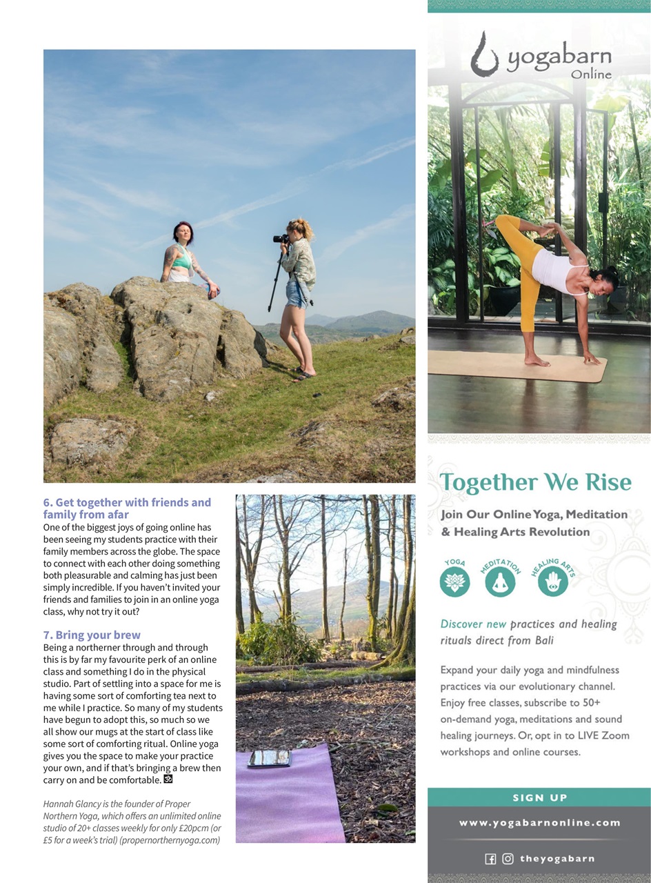 OM Yoga Magazine Preview Pages