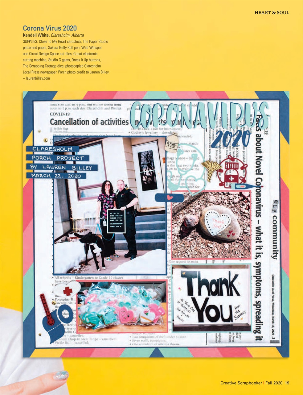 Creative Scrapbooker Preview Pages