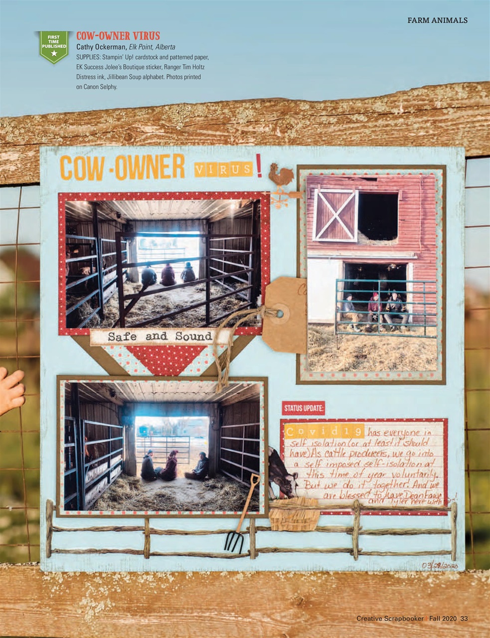 Creative Scrapbooker Preview Pages