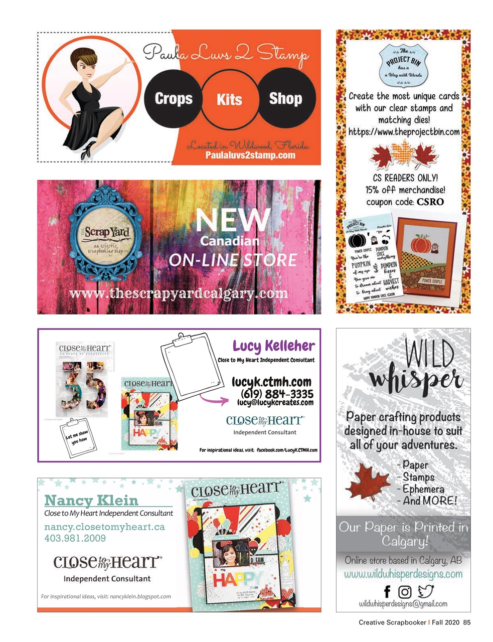 Creative Scrapbooker Preview Pages