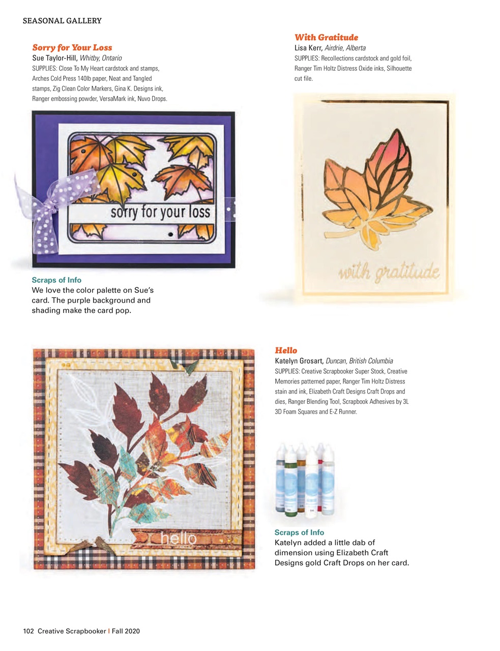 Creative Scrapbooker Preview Pages