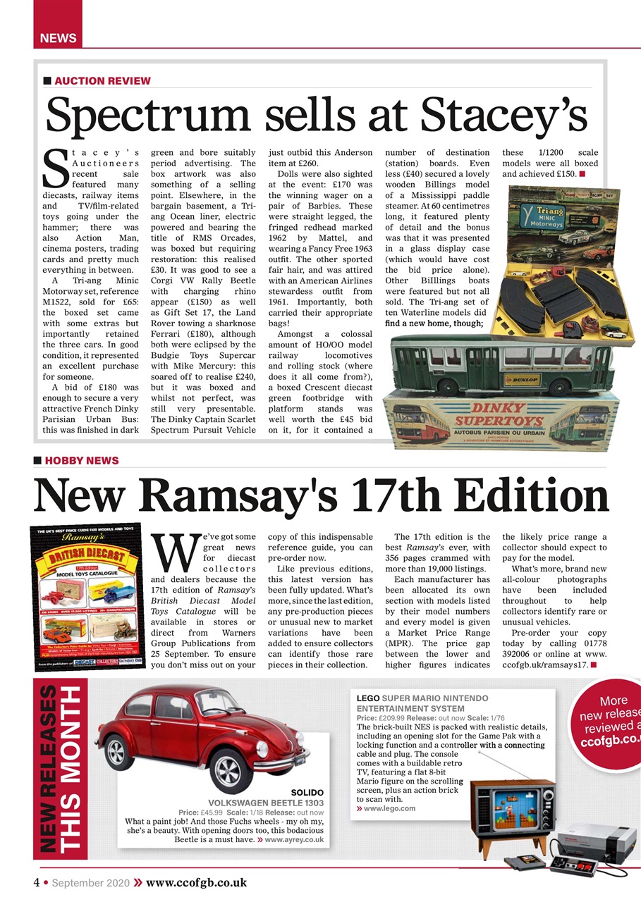 Collectors Gazette Preview Pages