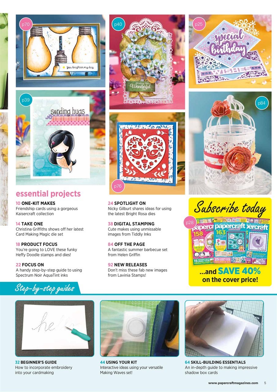 Papercraft Essentials Preview Pages