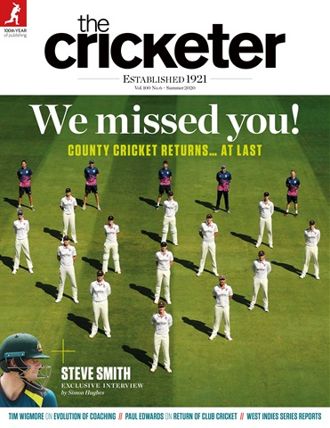 The Cricketer Magazine issue Summer 2020
