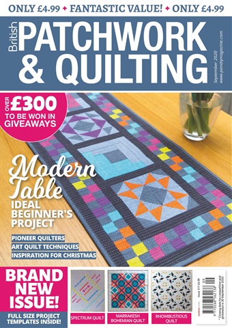 Patchwork and Quilting issue Sep-20