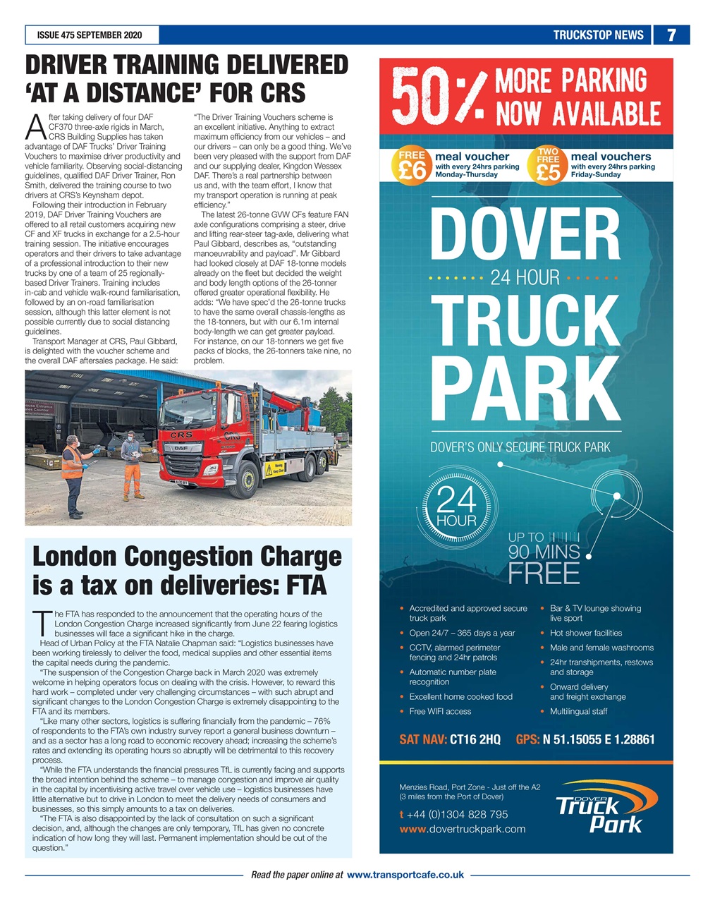 Truckstop News Preview Pages