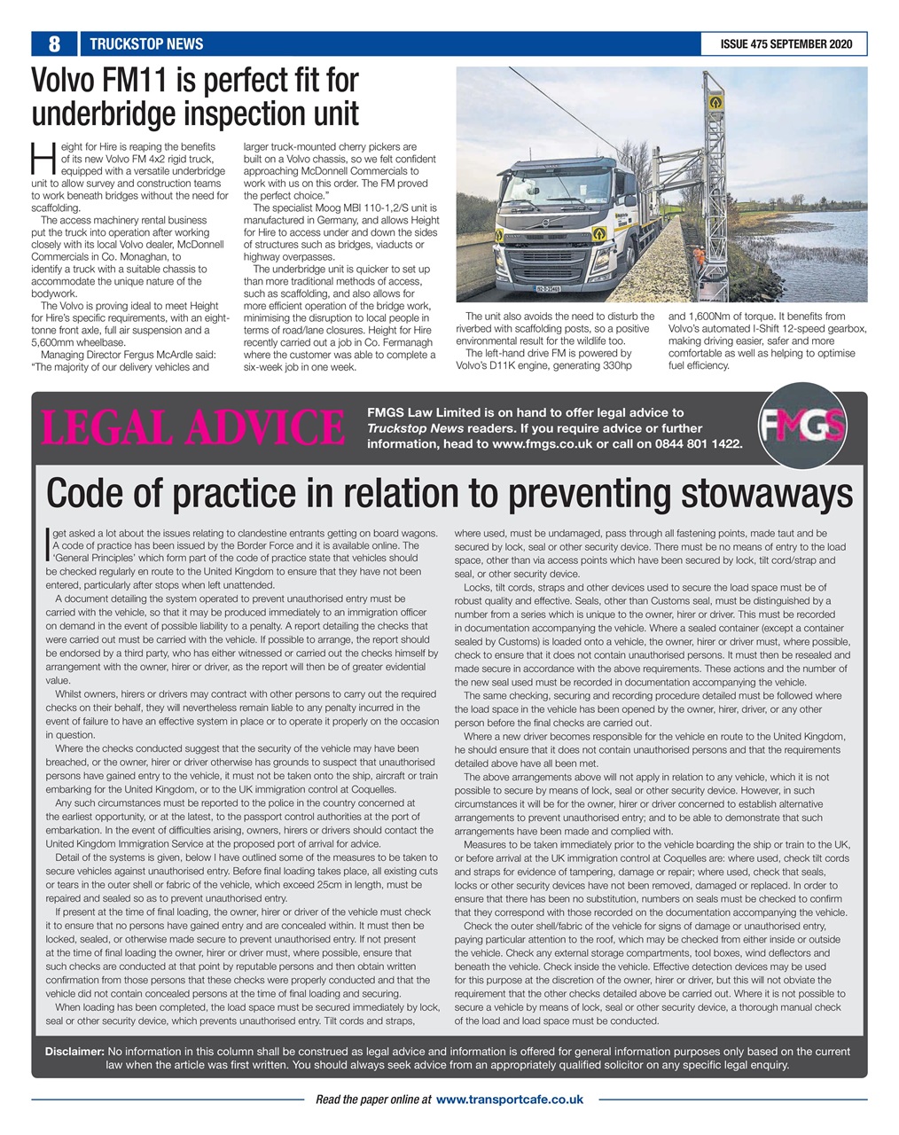 Truckstop News Preview Pages
