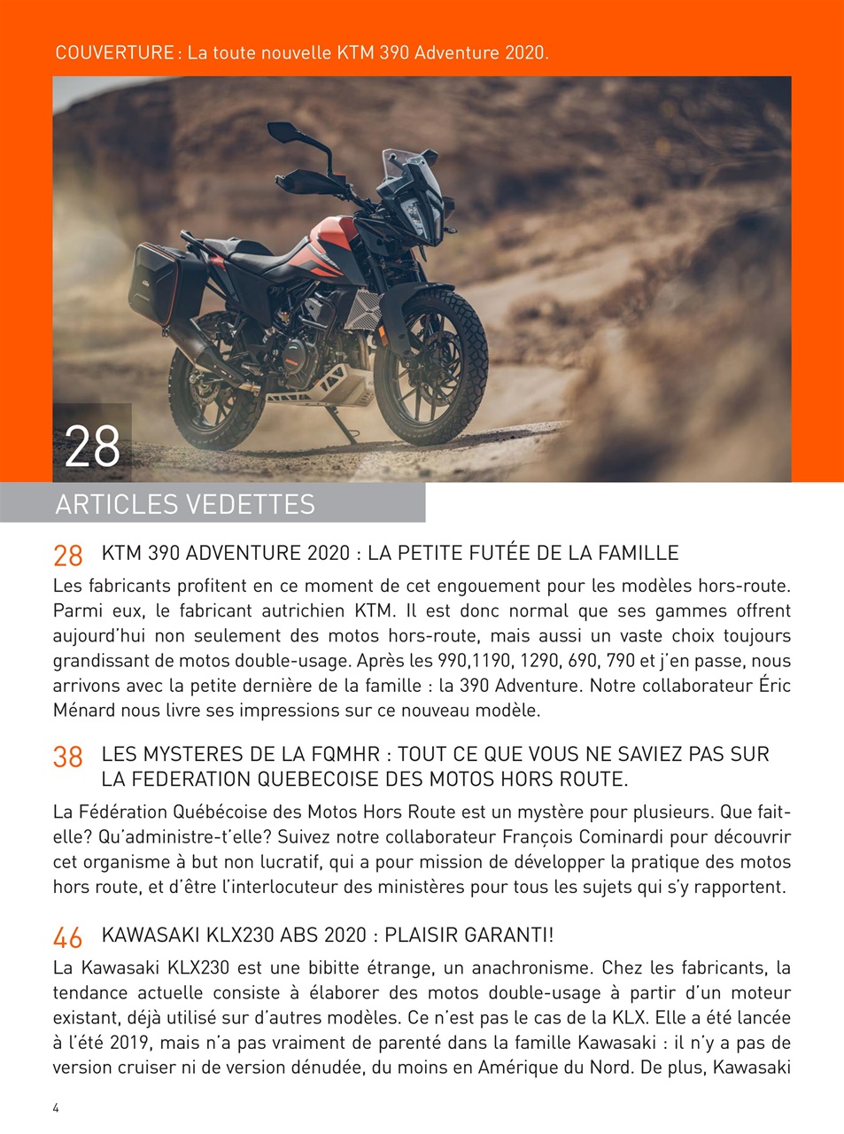 Moto Journal Preview Pages