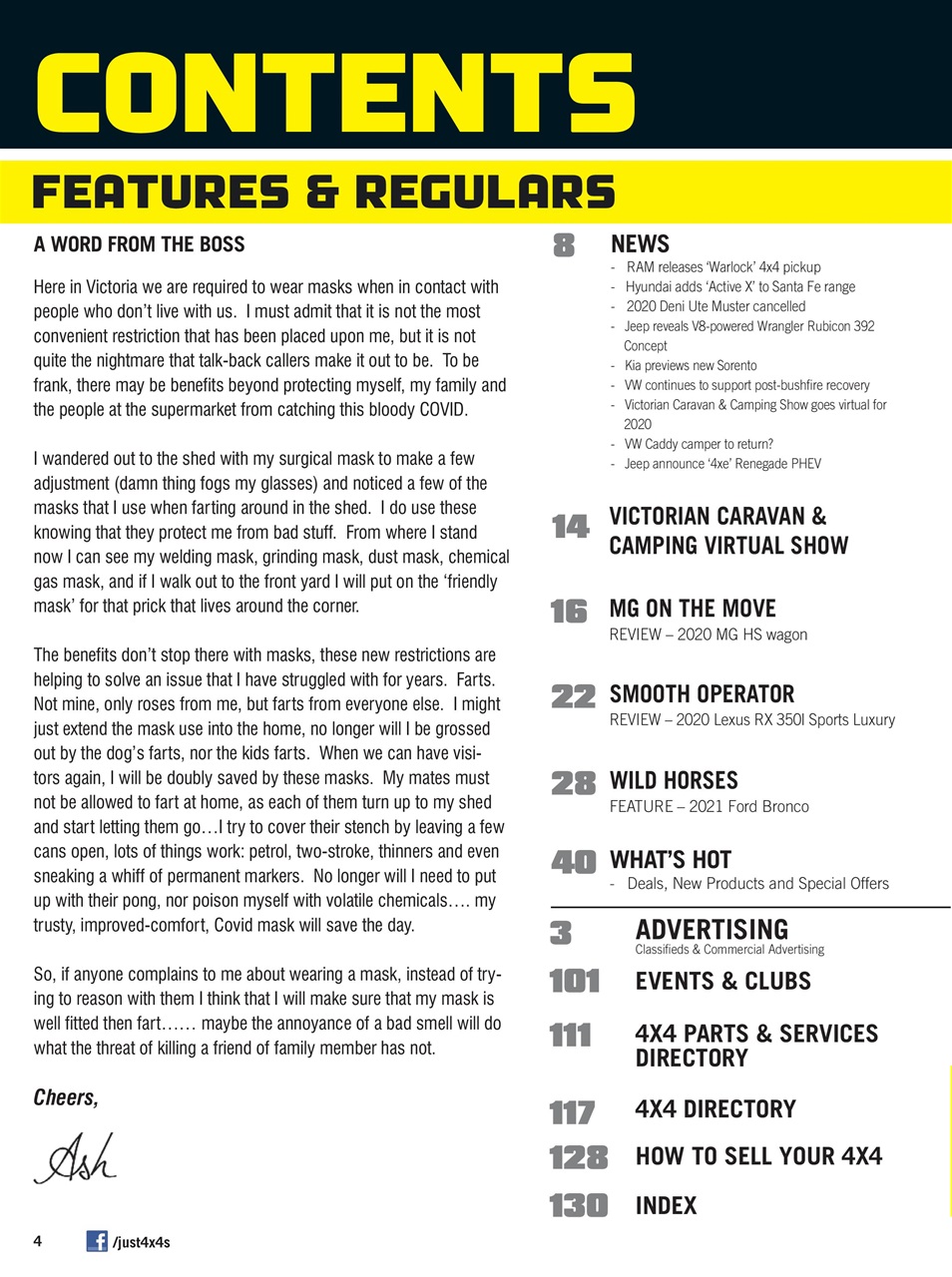 JUST 4X4S Preview Pages