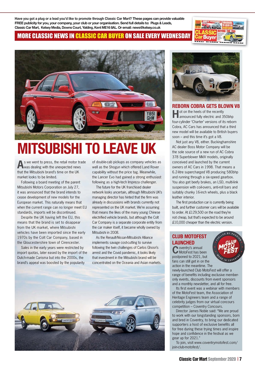 Classic Car Mart Preview Pages
