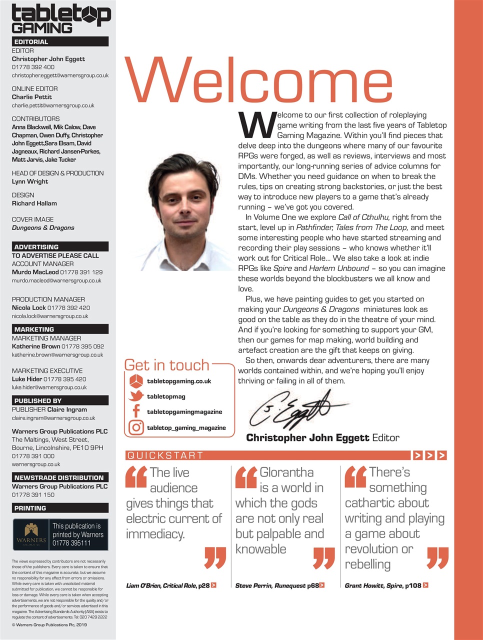 Game Master's Guide Preview Pages