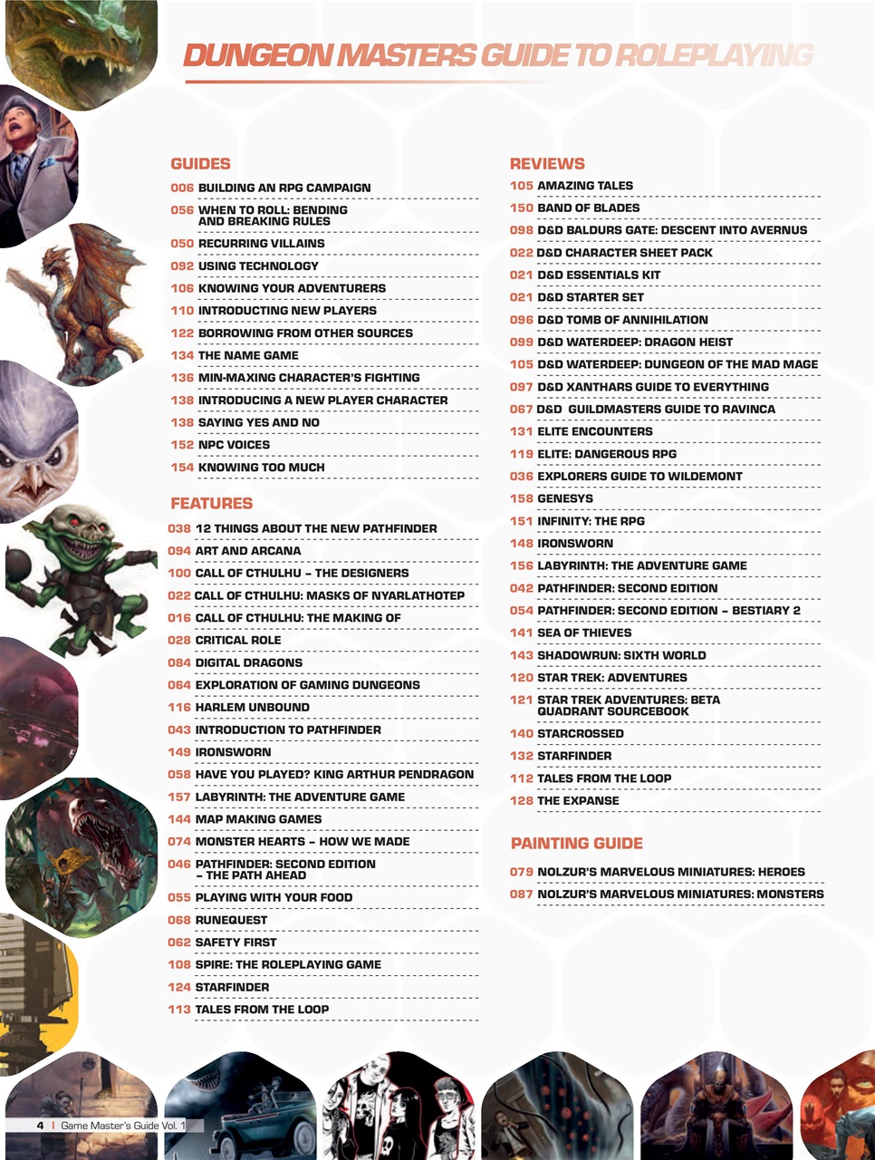 Game Master's Guide Preview Pages