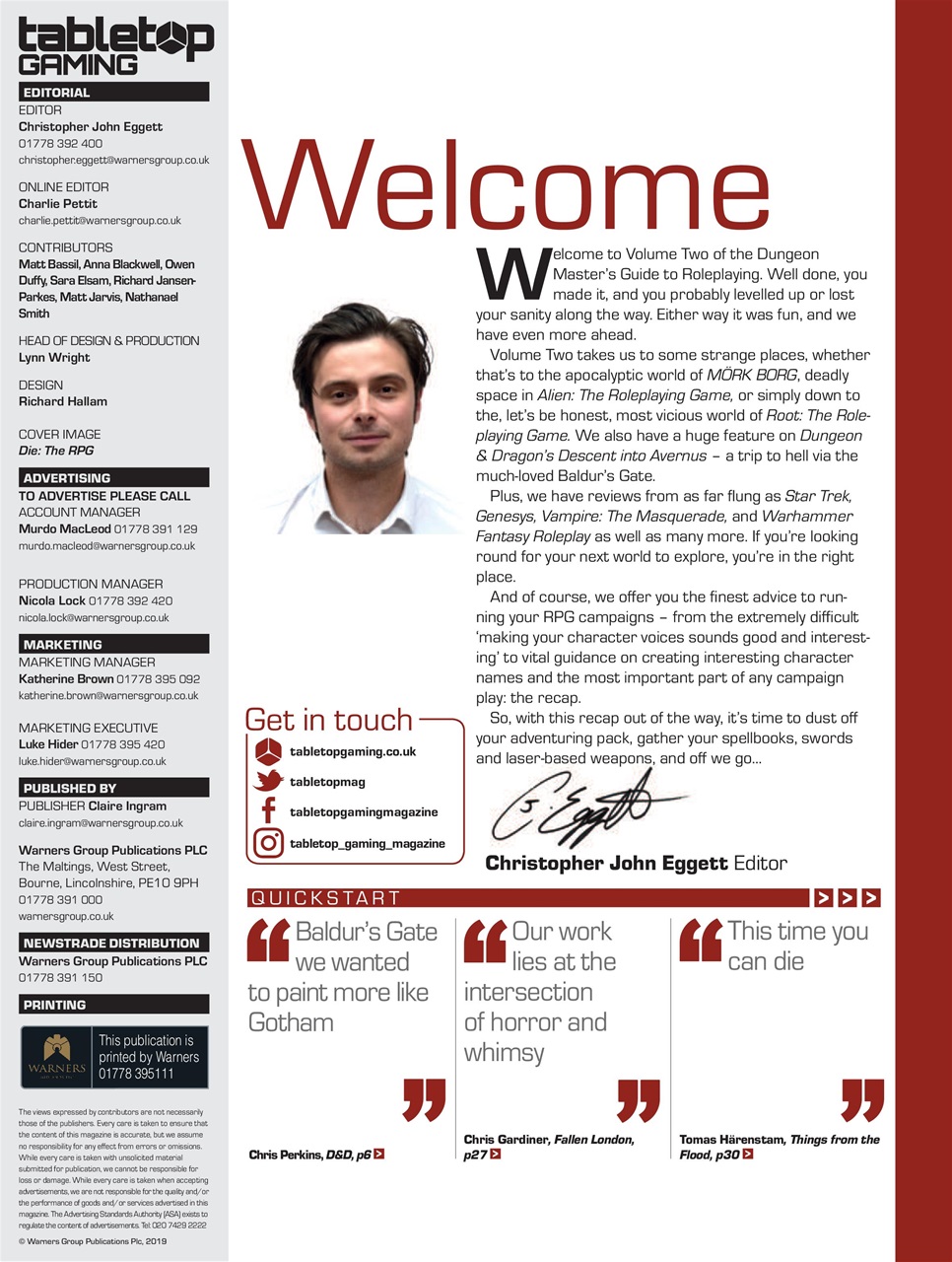 Game Master's Guide Preview Pages