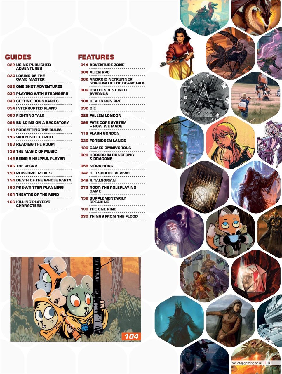 Game Master's Guide Preview Pages