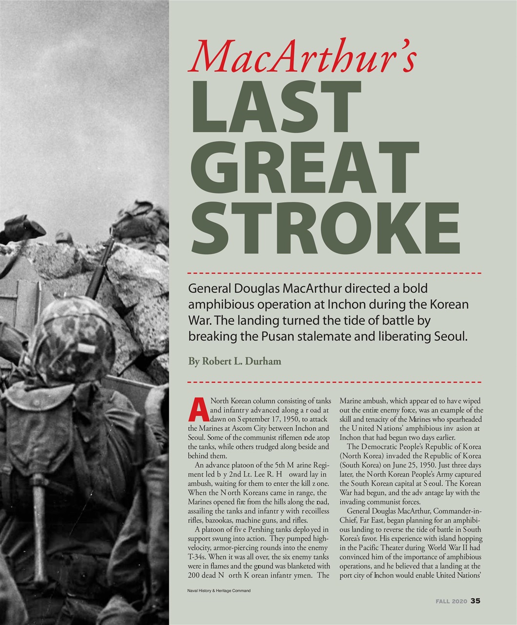 Military Heritage Preview Pages