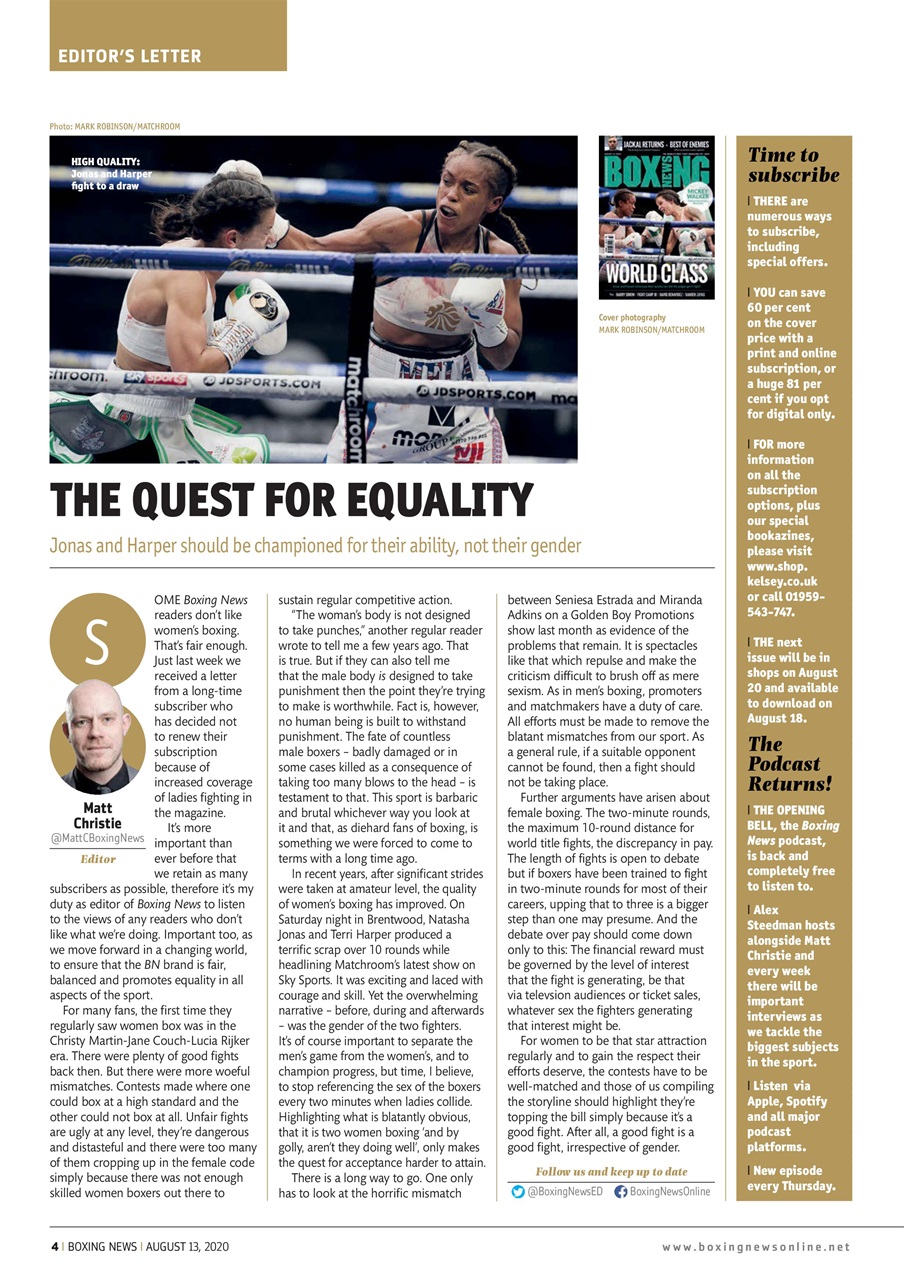 Boxing News Preview Pages