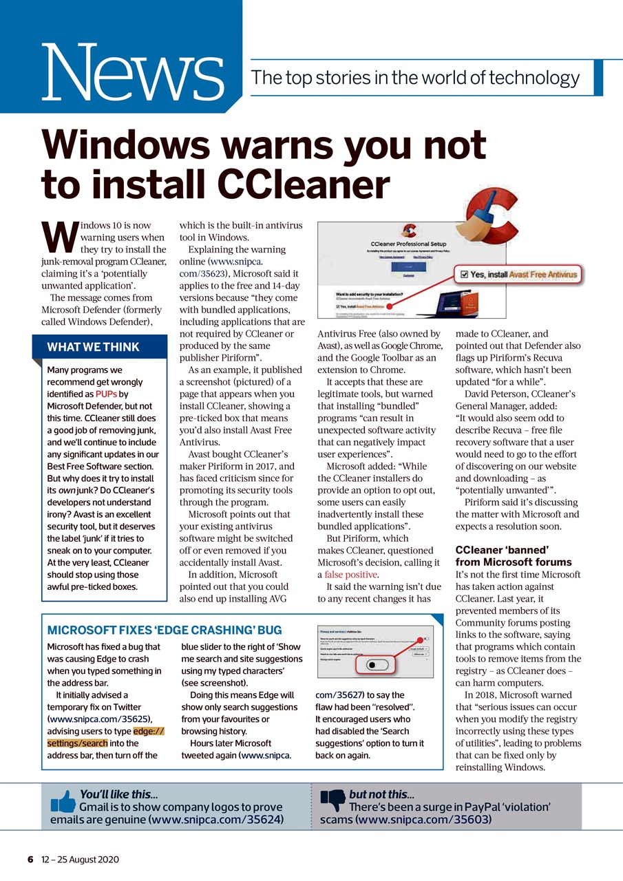 Computer Active Preview Pages