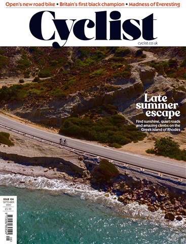 Cyclist issue September 2020
