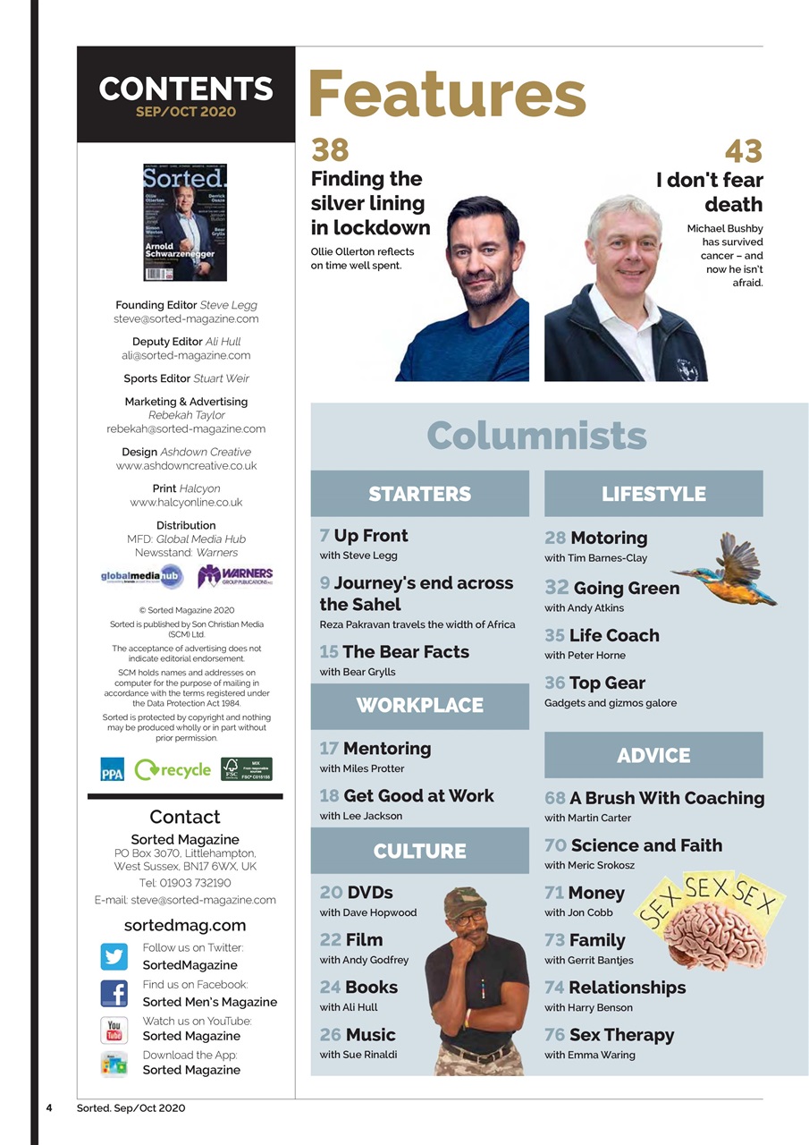 Sorted Magazine – The men's mag with morals Preview Pages